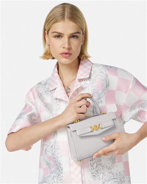 versace sea grey handbags